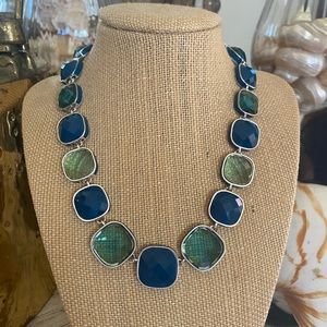 Anne Klein Blue and Silver Necklace
